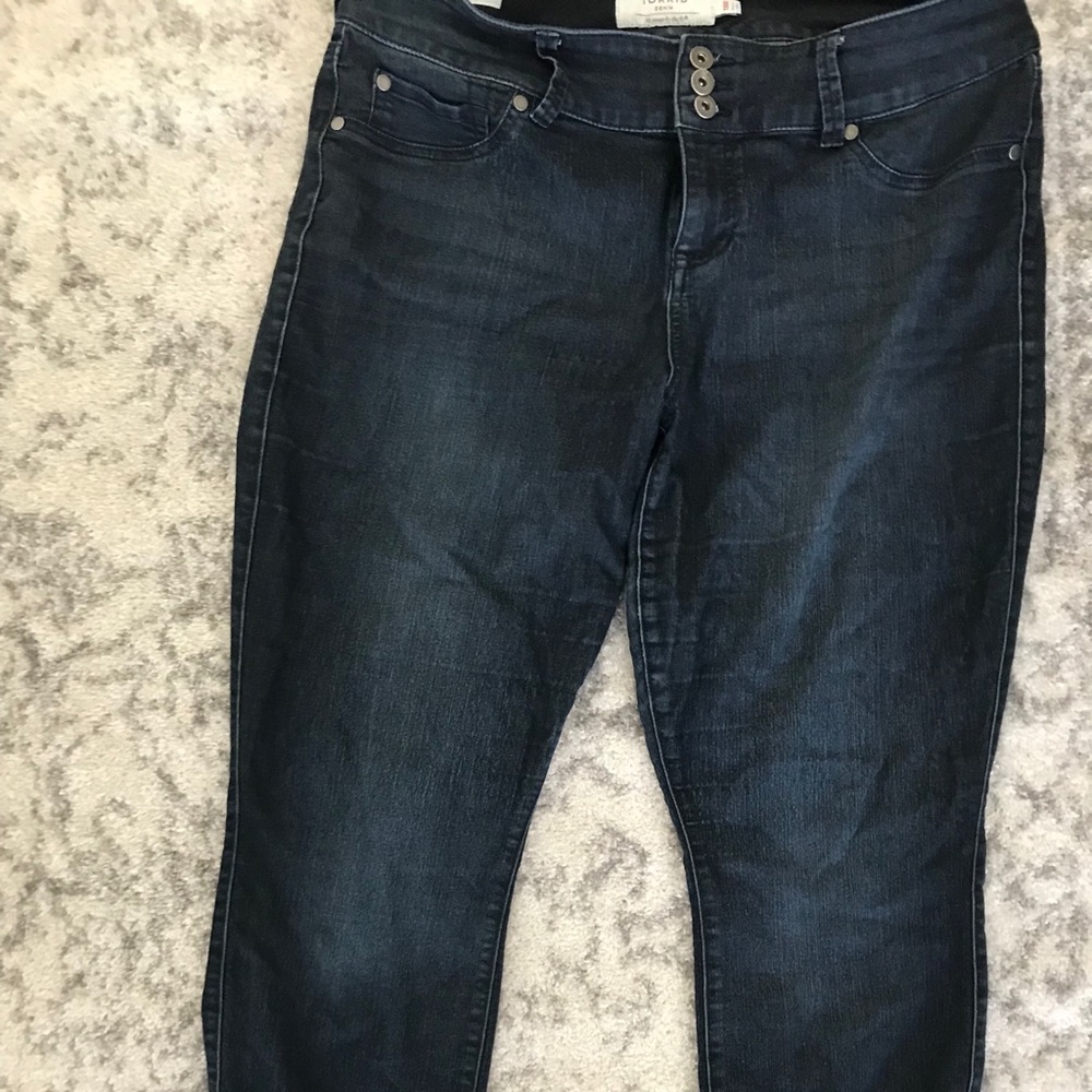 Torrid dark wash jeggings